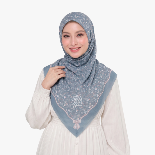 Hijab Voal Motif Premium - Syafa Series