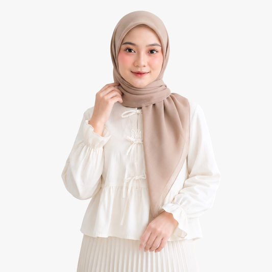 Hijab Segiempat Paris Polos