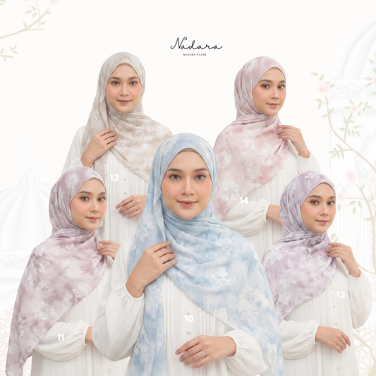 Premium Printed Ceruty Pashmina - Navierra Series