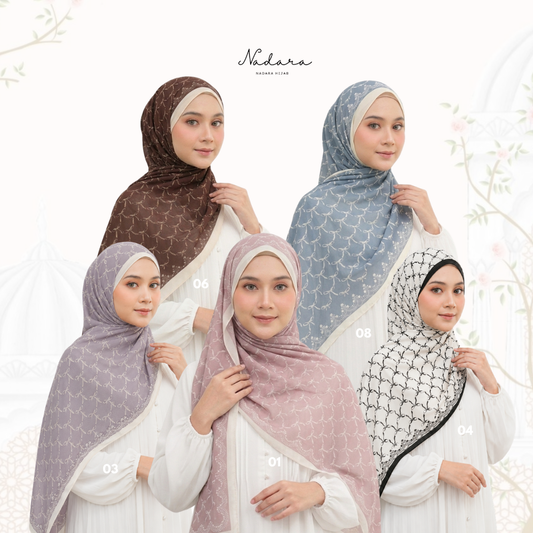 Premium Printed Ceruty Pashmina - Navyra Series