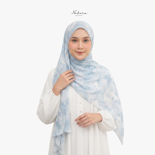 Premium Printed Ceruty Pashmina - Navierra Series