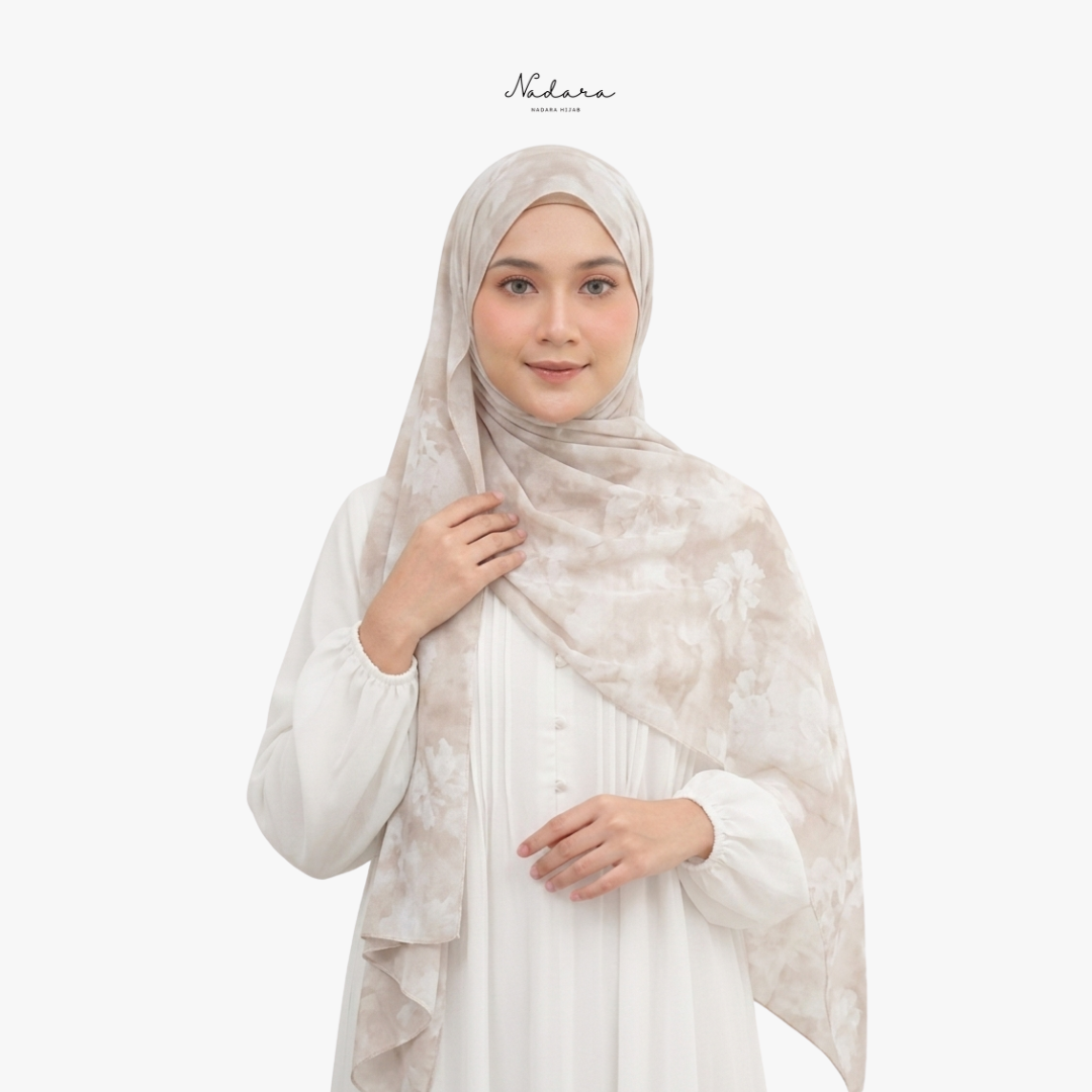 Premium Printed Ceruty Pashmina - Navierra Series