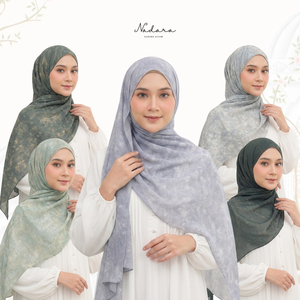 Premium Printed Ceruty Pashmina - Norelya Series