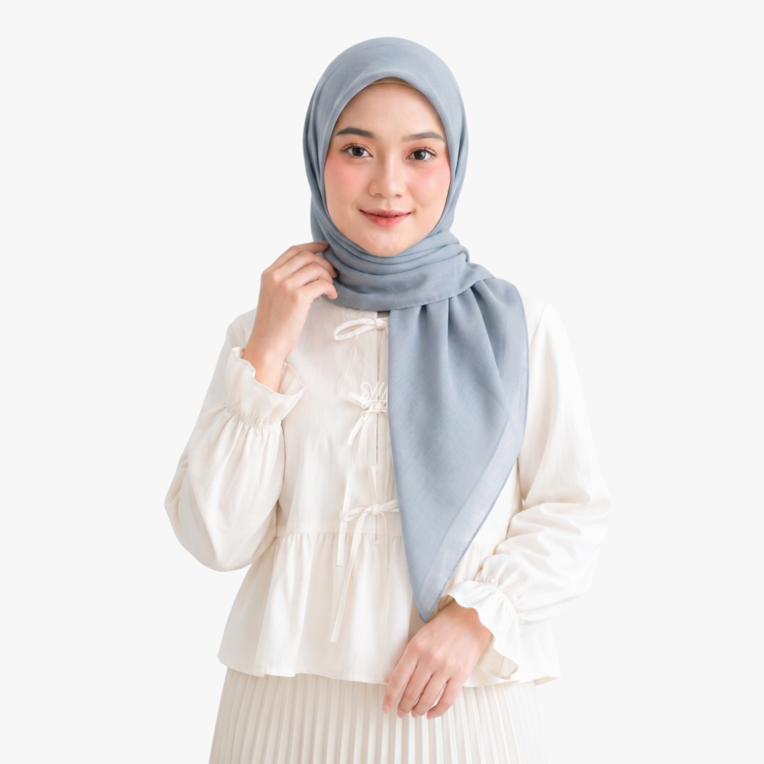 Hijab Segiempat Paris Polos