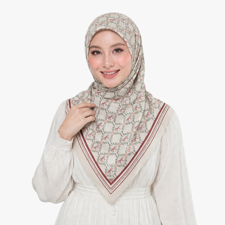 Hijab Voal Motif Premium - Shenina Series