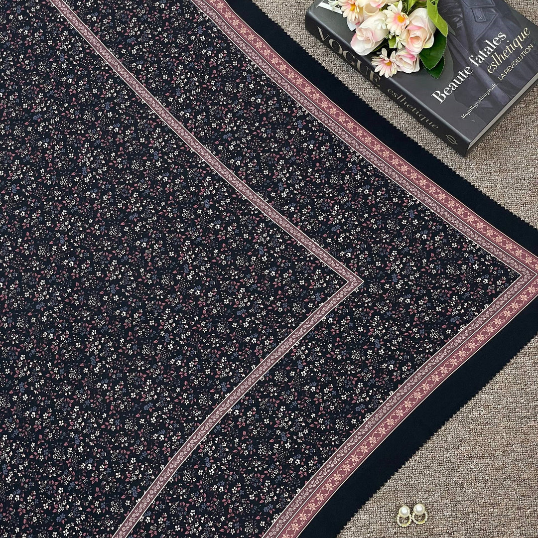 Jilbab Voal Motif Premium - Best Seller