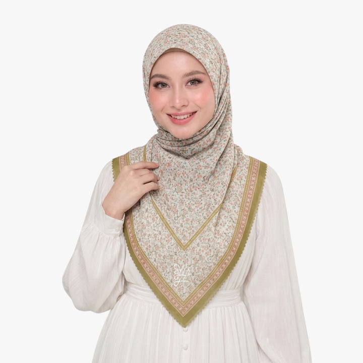 Jilbab Voal Motif Premium - Best Seller
