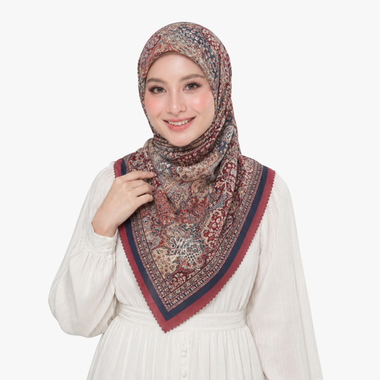 Hijab Voal Motif Premium - Sureyya Series