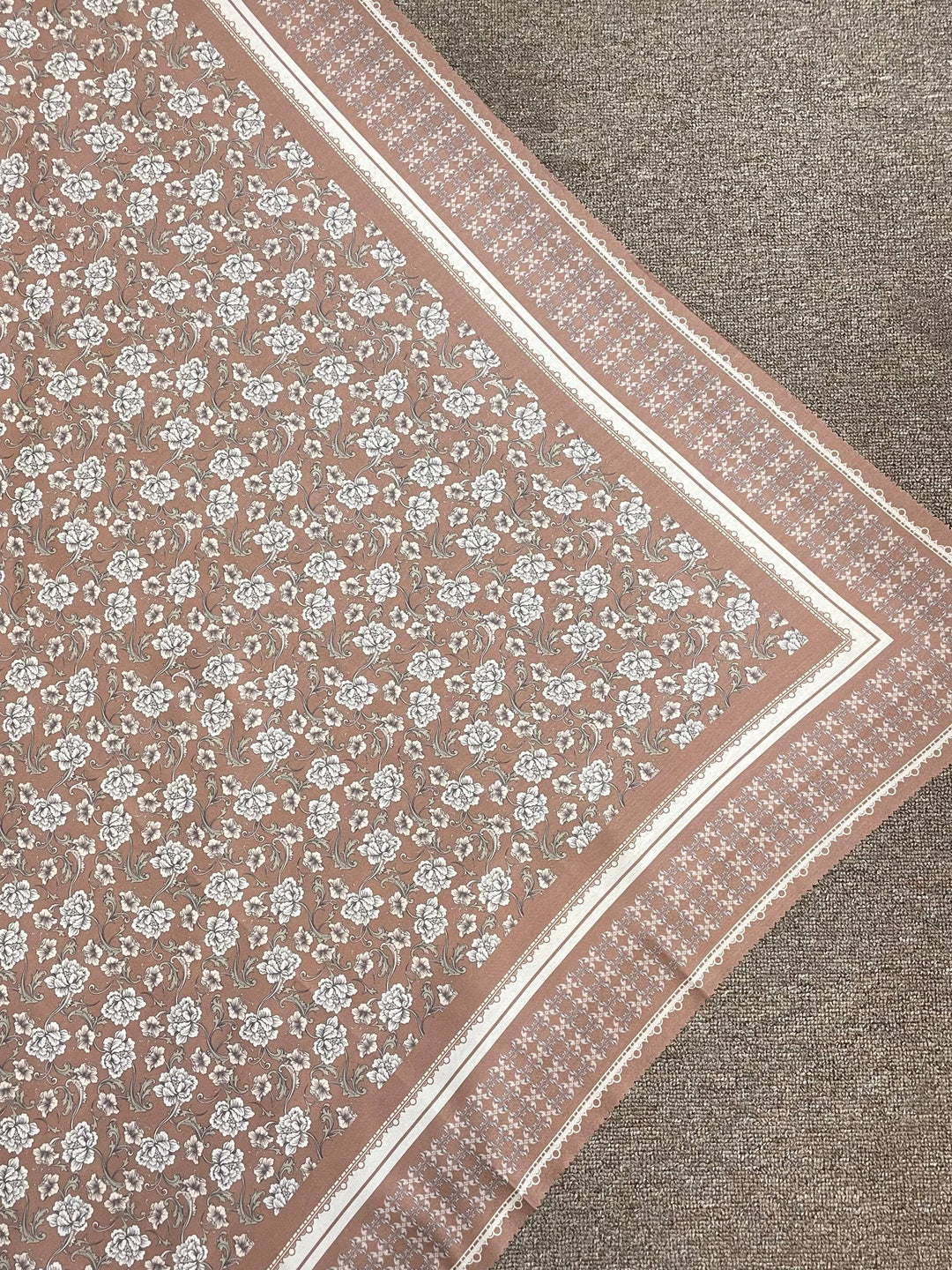 Jilbab Voal Motif Premium - Seroja Series