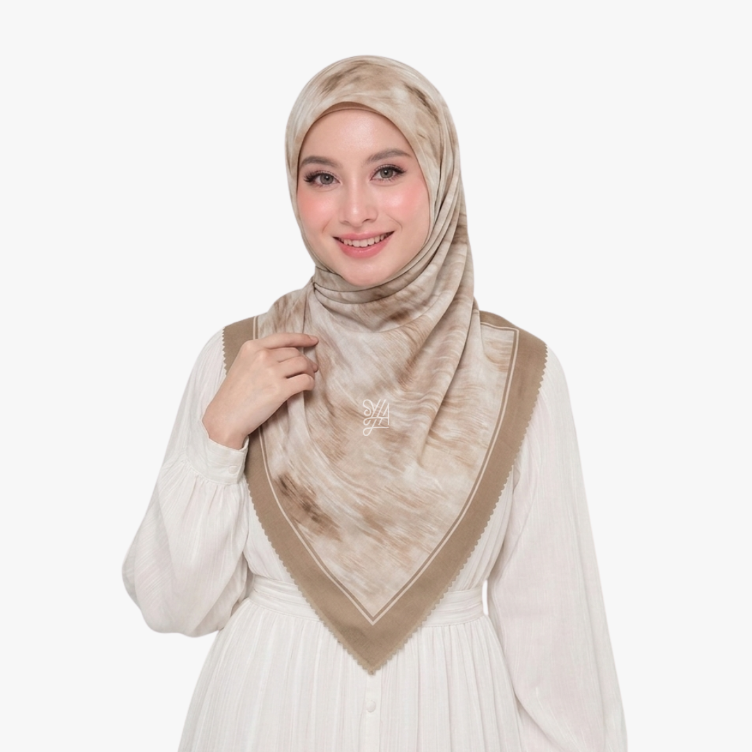 Hijab Voal Motif Premium - Sora Series