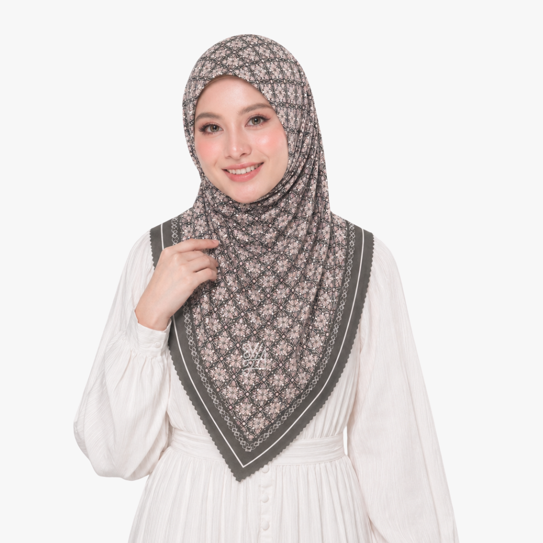 Hijab Voal Motif Premium - Safiye Series