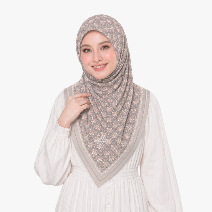 Hijab Voal Motif Premium - Safiye Series