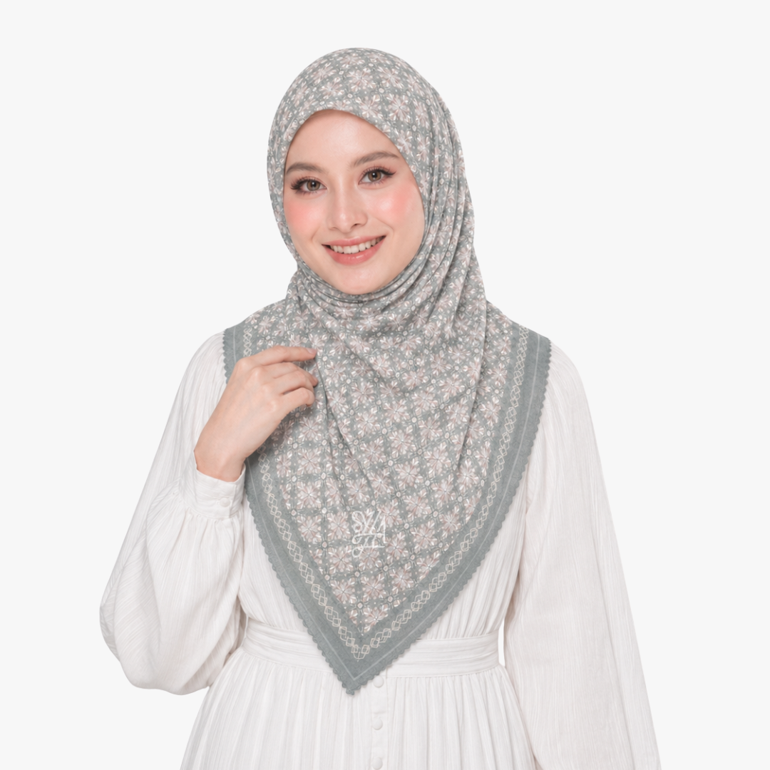 Hijab Voal Motif Premium - Safiye Series