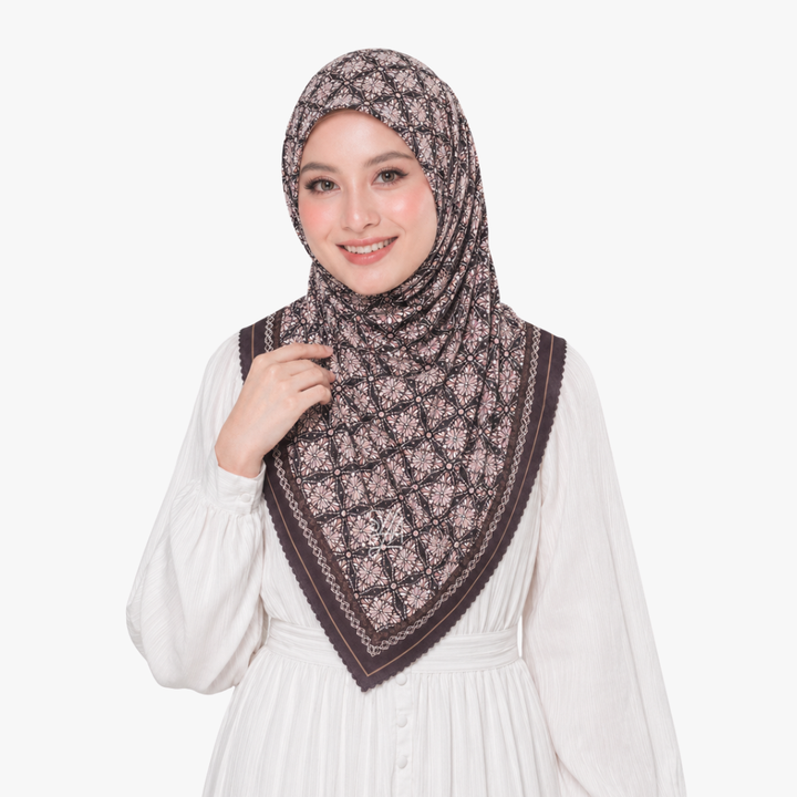 Hijab Voal Motif Premium - Safiye Series