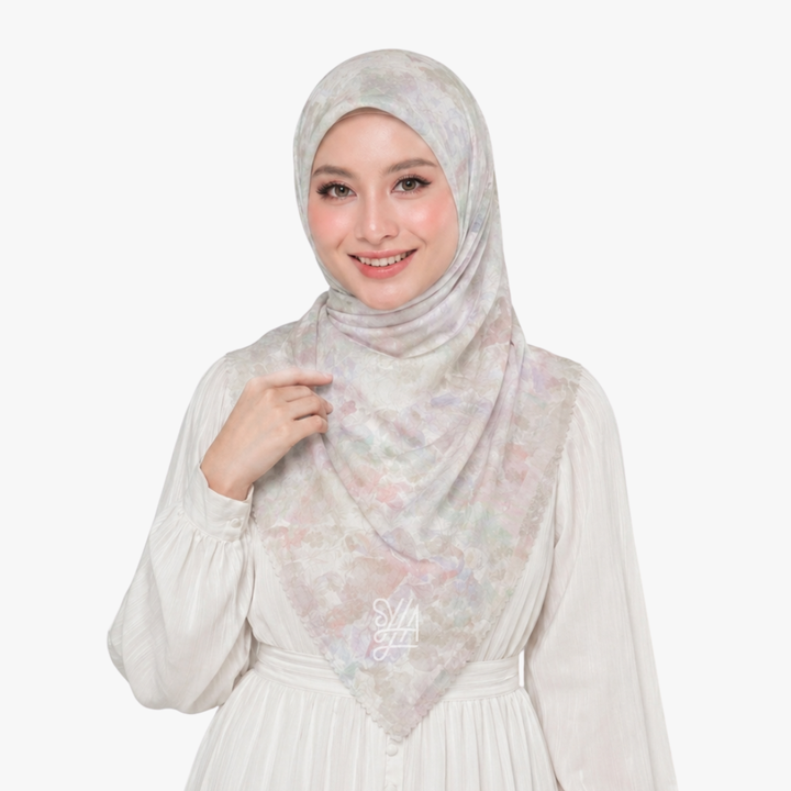 Jilbab Voal Motif Premium - Sova Series