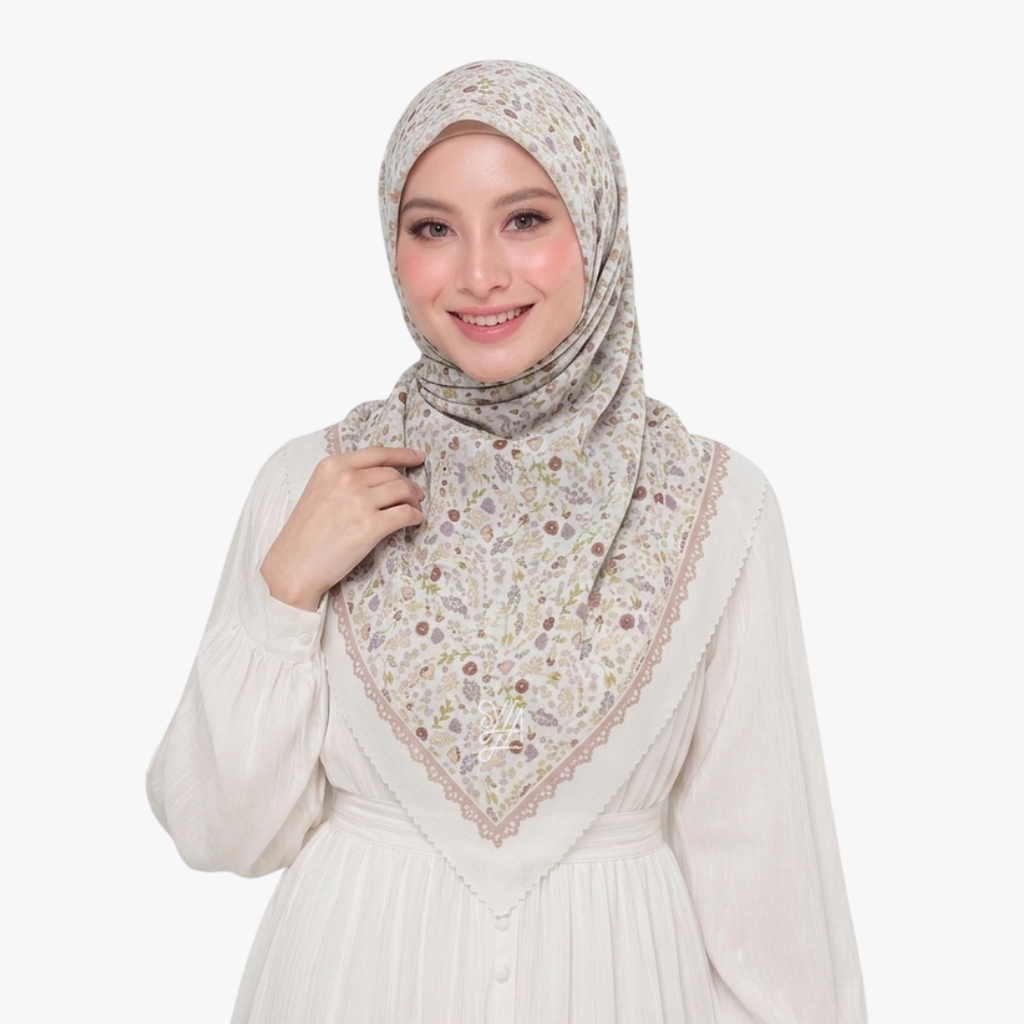 Hijab Voal Motif Premium - Syahla Series