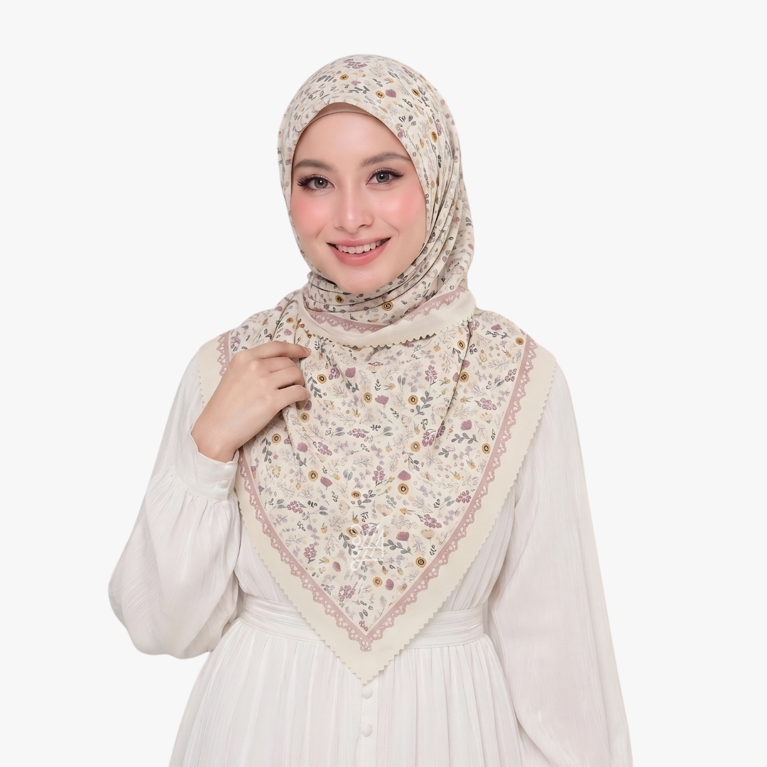 Hijab Voal Motif Premium - Syahla Series
