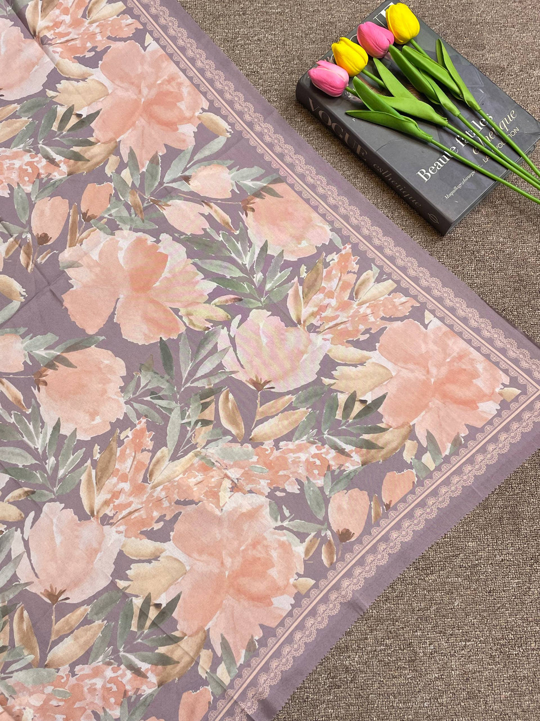 Jilbab Voal Motif Premium - Summerine Series