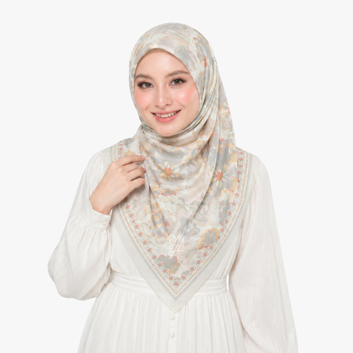 Hijab Voal Motif Premium - Savienne Series