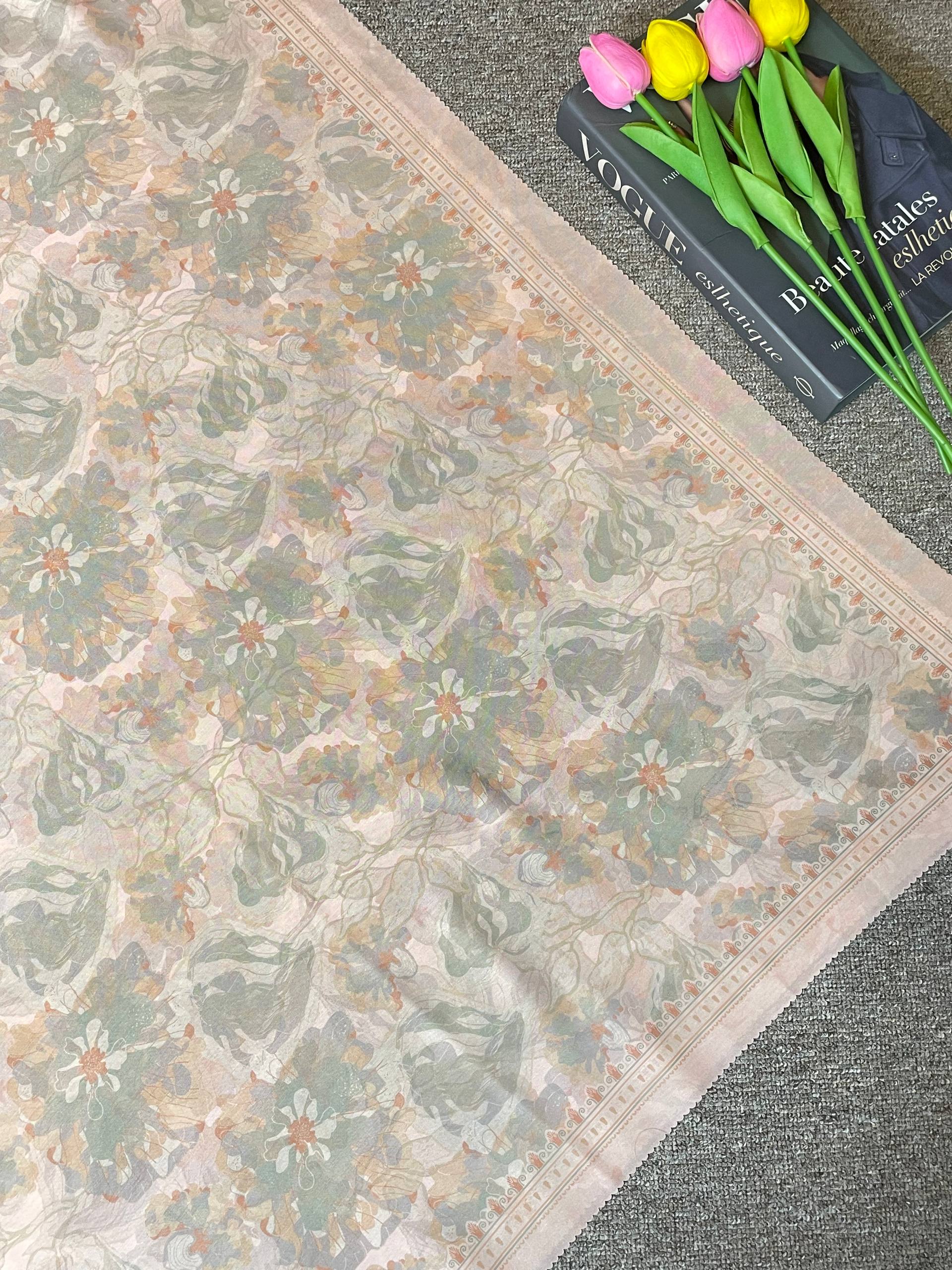 Hijab Voal Motif Premium - Savienne Series
