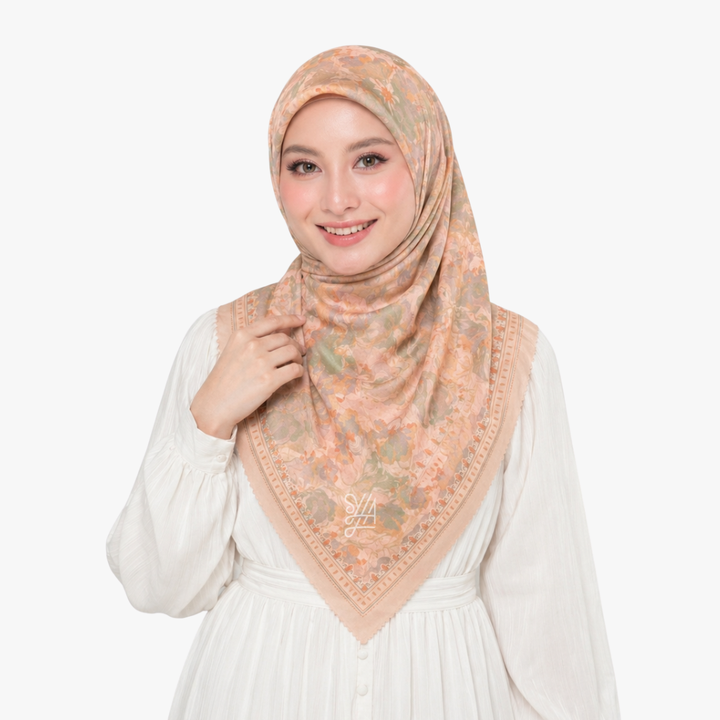 Hijab Voal Motif Premium - Savienne Series