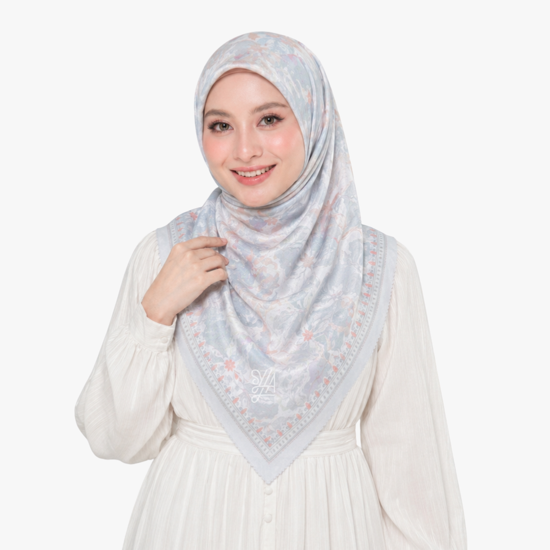 Hijab Voal Motif Premium - Savienne Series