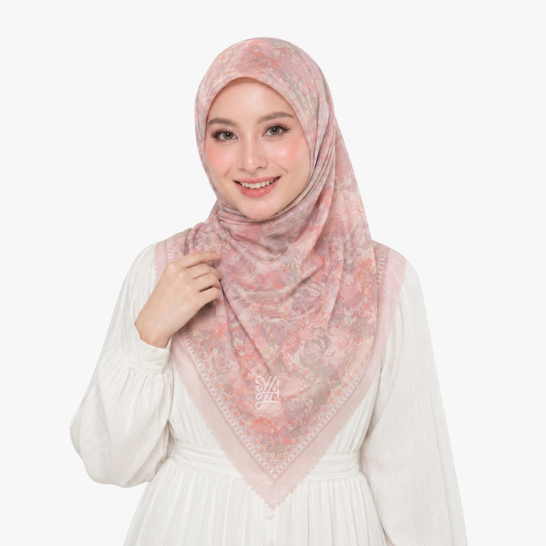 Hijab Voal Motif Premium - Savienne Series