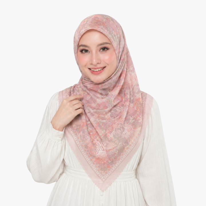 Hijab Voal Motif Premium - Savienne Series