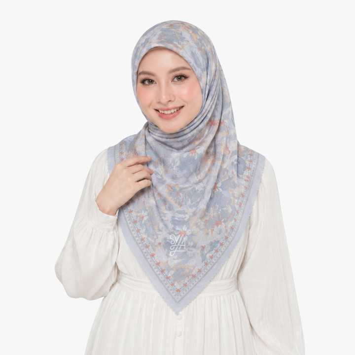 Hijab Voal Motif Premium - Savienne Series