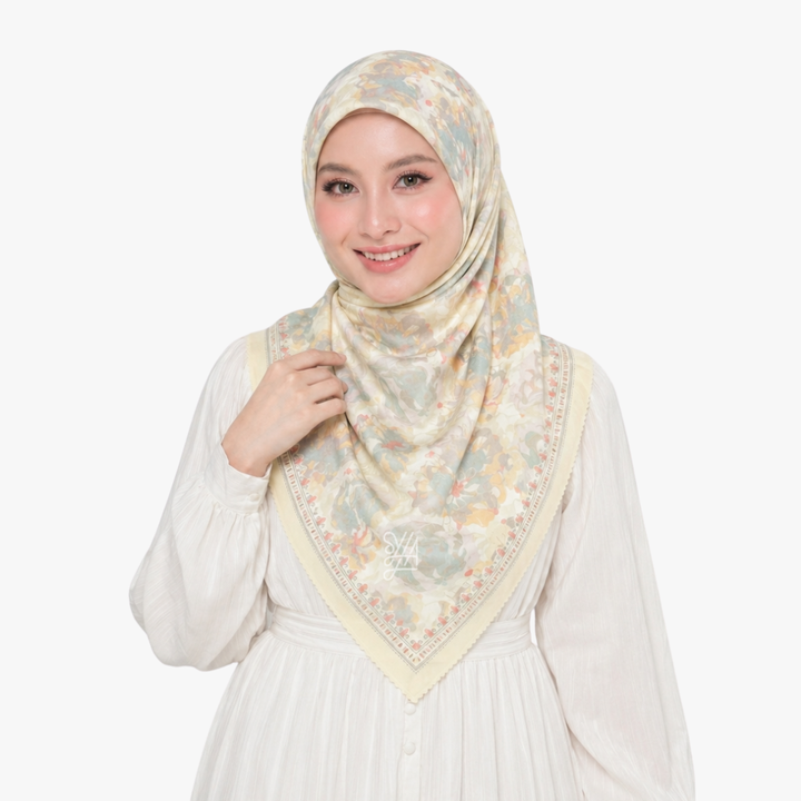 Hijab Voal Motif Premium - Savienne Series