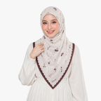 Hijab Voal Motif Premium - Syazana Series