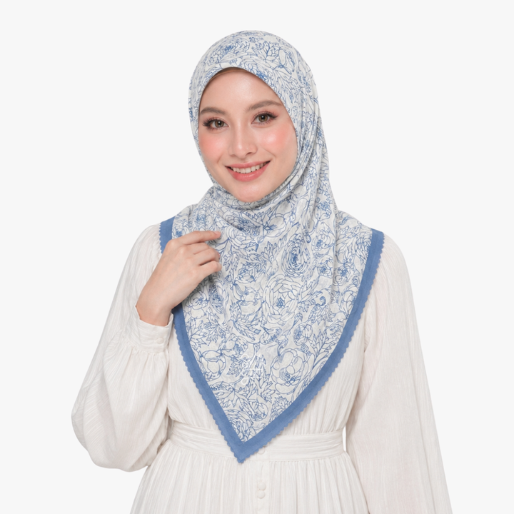 Hijab Voal Motif Premium - Stevie Series