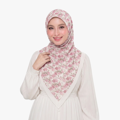 Hijab Voal Motif Premium - Shaqeela Series