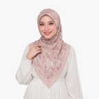 Hijab Voal Motif Premium - Shaqeela Series