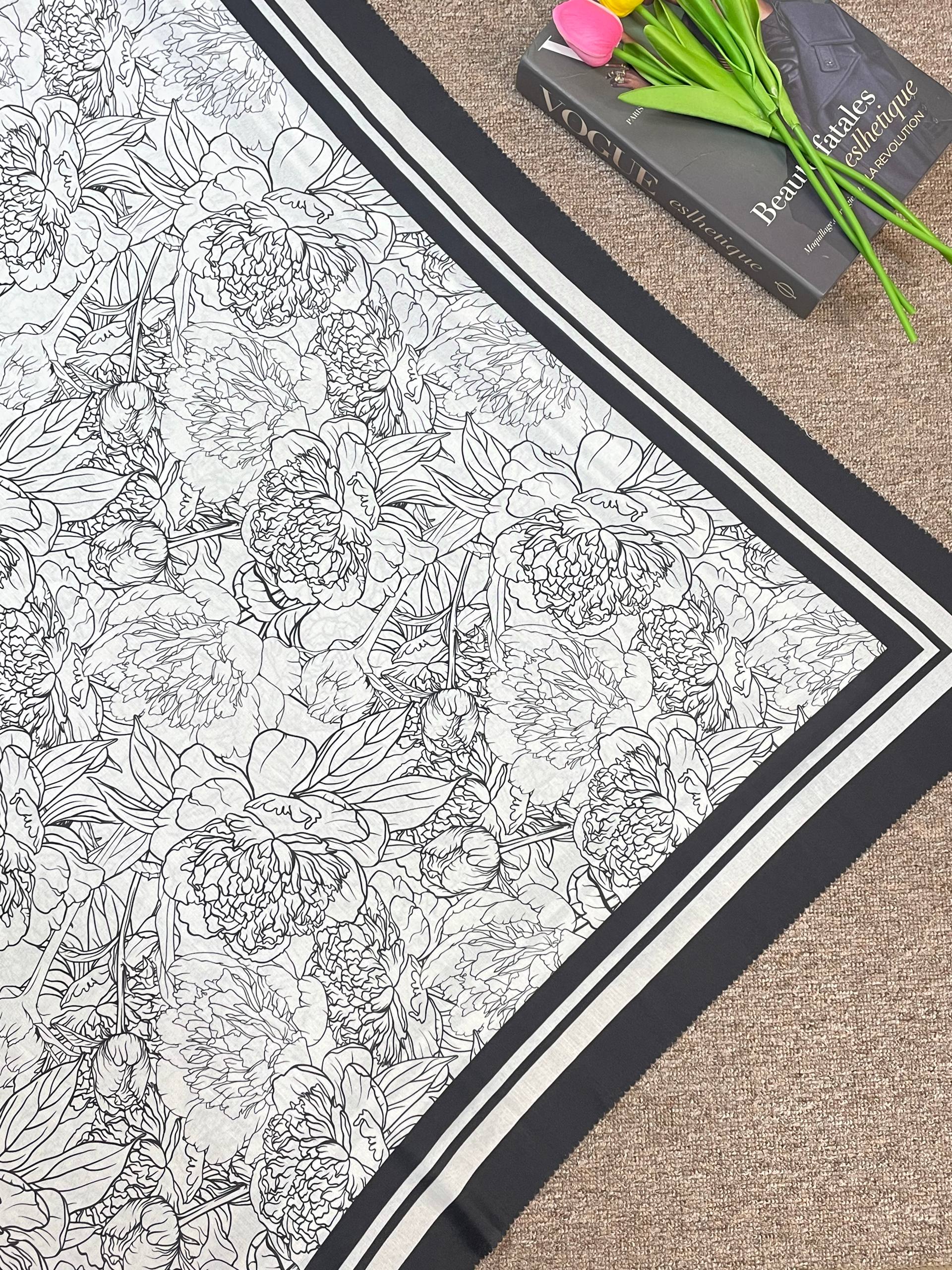 Hijab Voal Motif Premium - Shavella Series