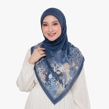 Hijab Voal Motif Premium - Seavara Series