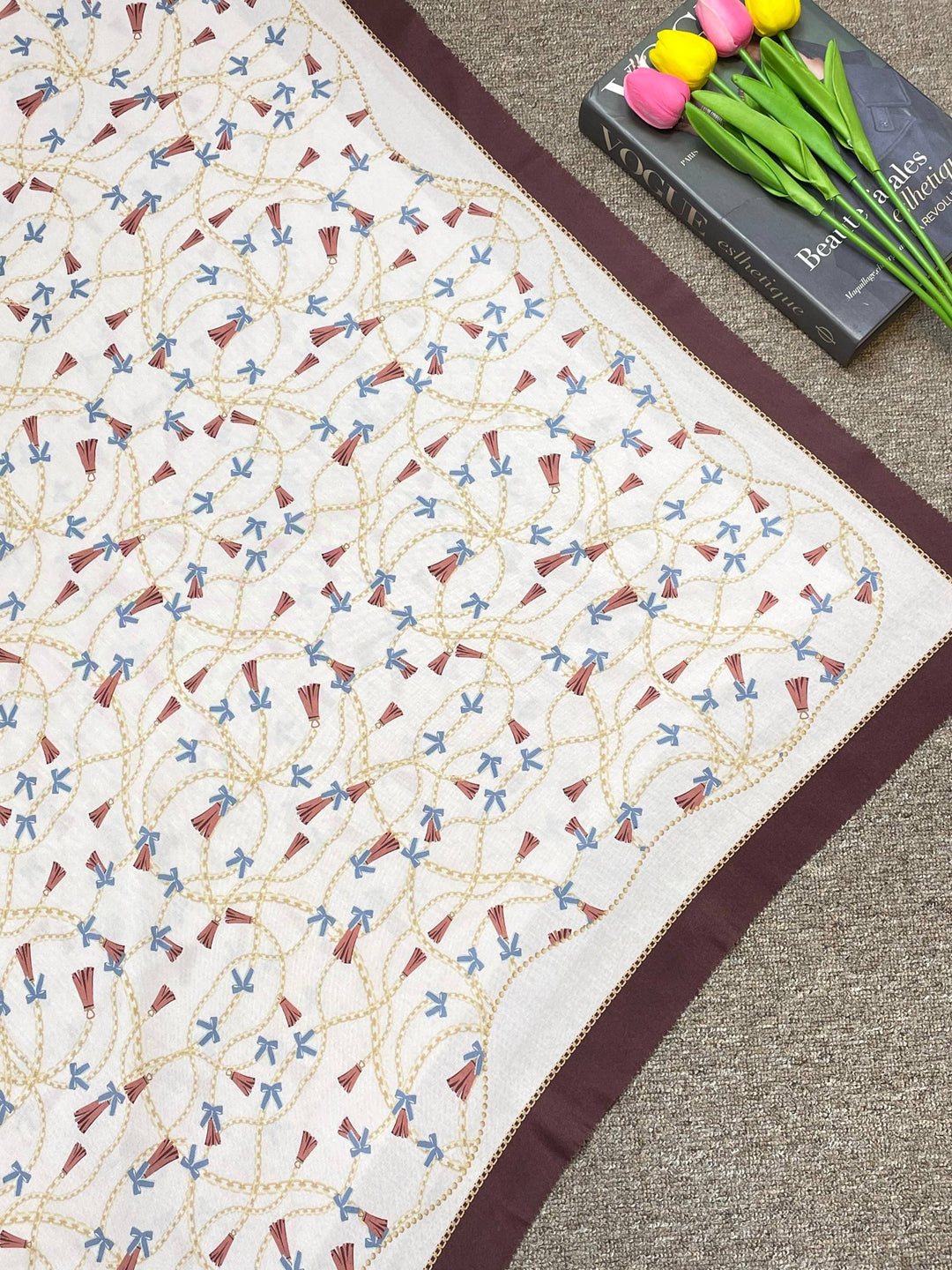Hijab Voal Motif Premium - Seyra Series