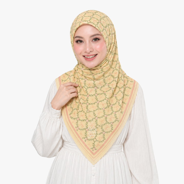 Hijab Voal Motif Premium - Shenina Series