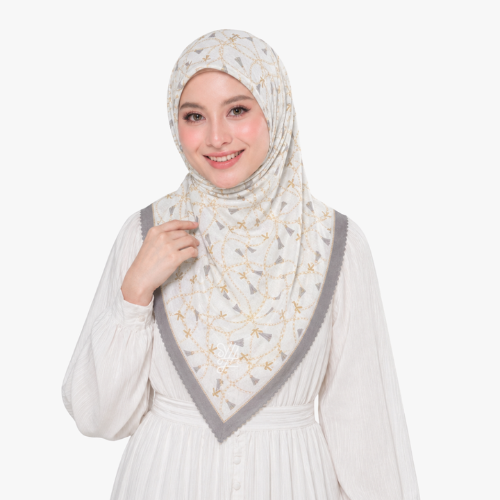 Hijab Voal Motif Premium - Seyra Series