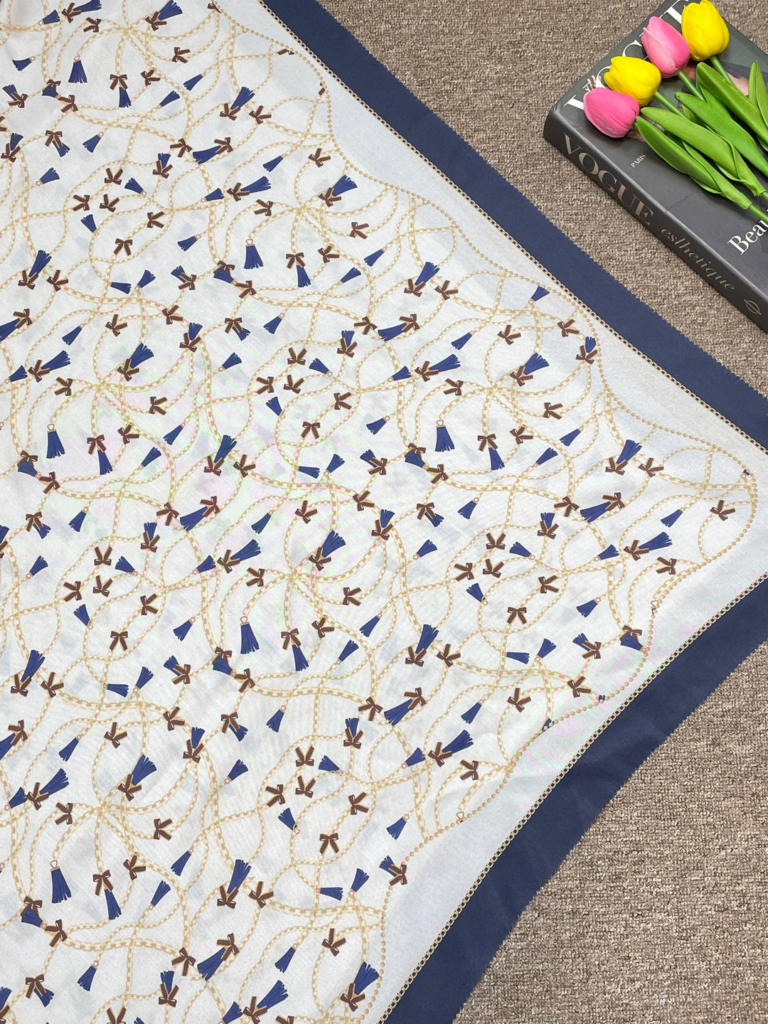 Hijab Voal Motif Premium - Seyra Series
