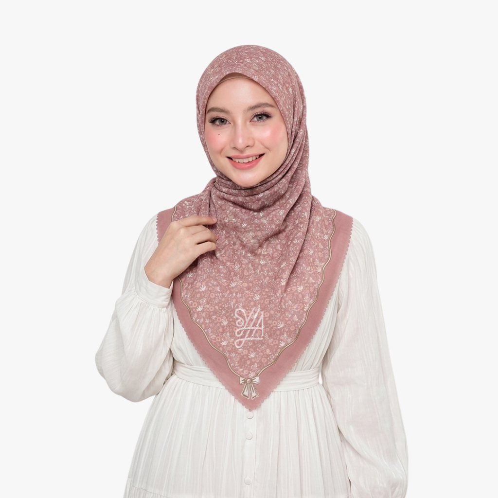 Hijab Voal Motif Premium - Syafa Series