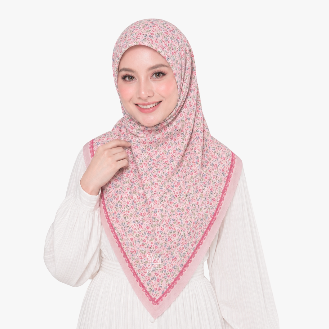Hijab Voal Motif Premium - Shafana Series