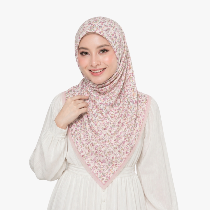 Hijab Voal Motif Premium - Shafana Series