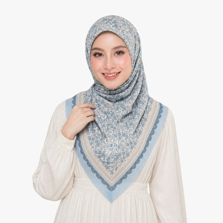 Jilbab Voal Motif Premium - Shareena Series