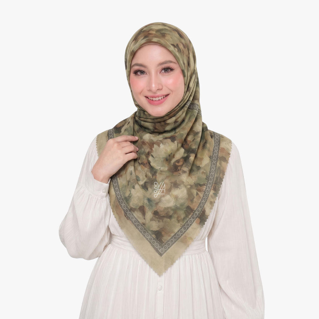 Hijab Voal Motif Premium - Yasmeen Series