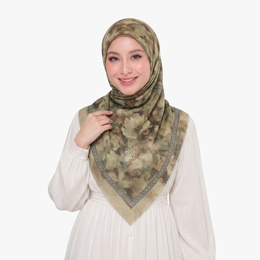 Hijab Voal Motif Premium - Yasmeen Series