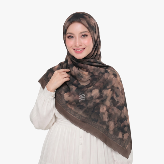 Hijab Voal Motif Premium - Yasmeen Series