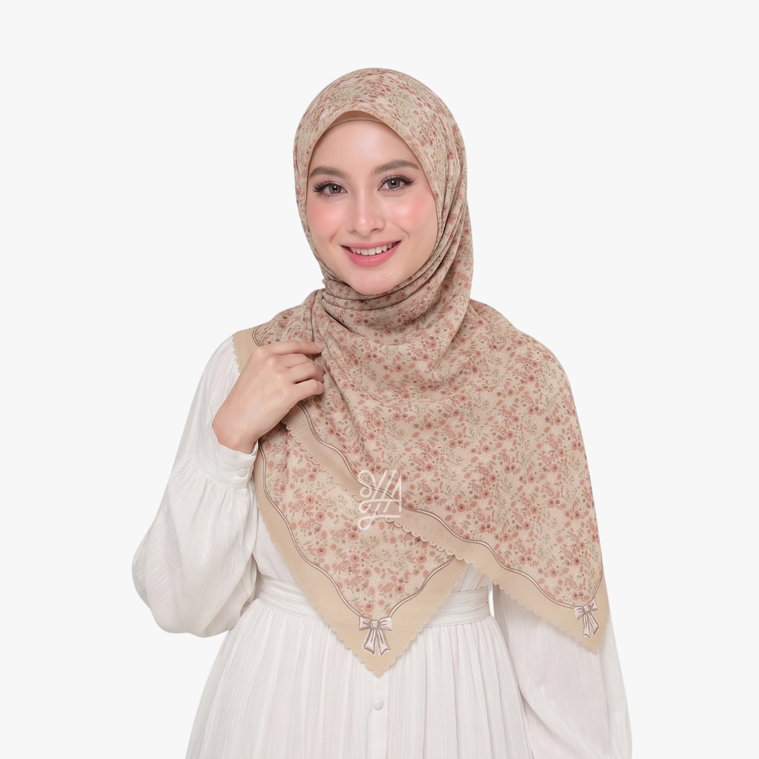 Hijab Voal Motif Premium - Syafa Series