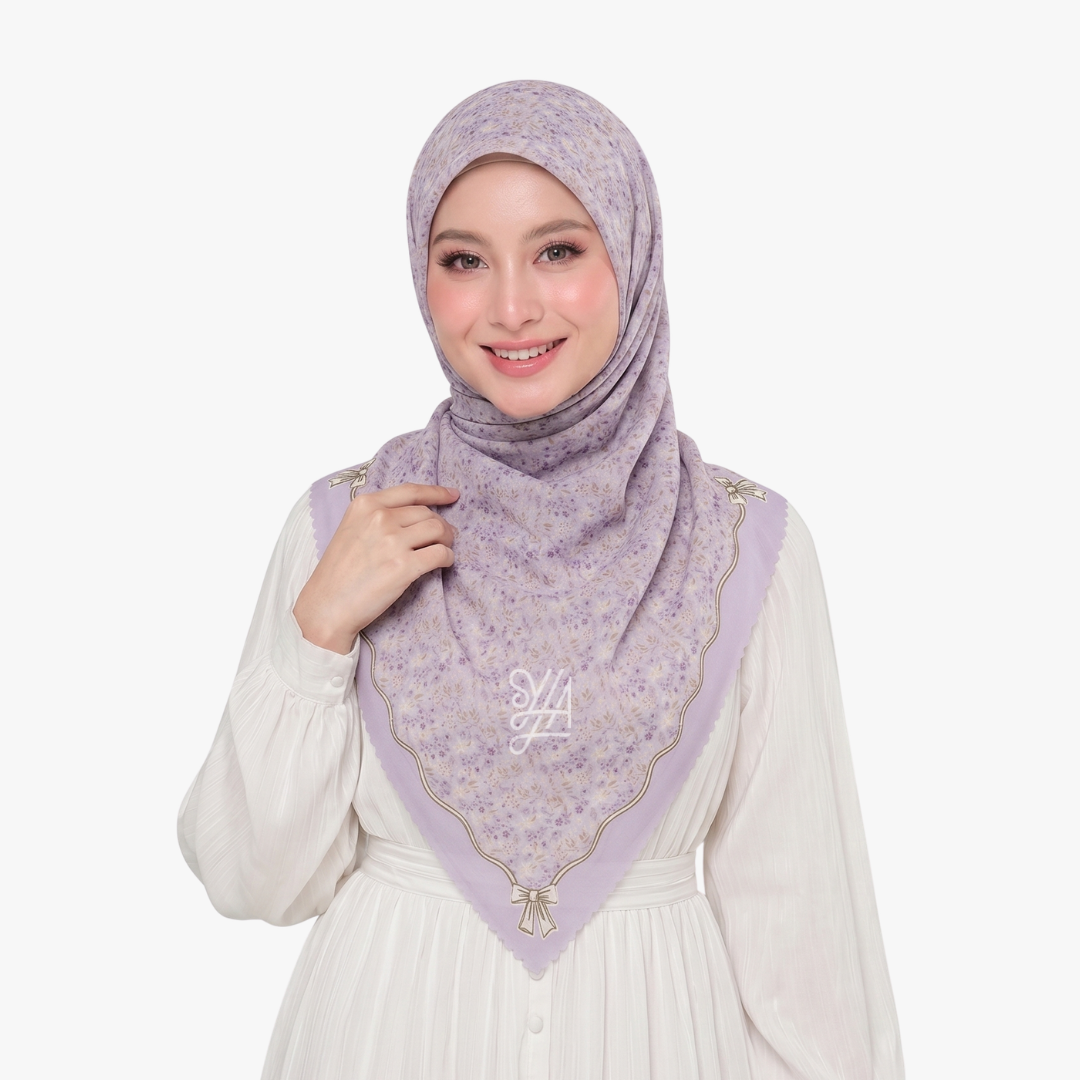 Hijab Voal Motif Premium - Syafa Series