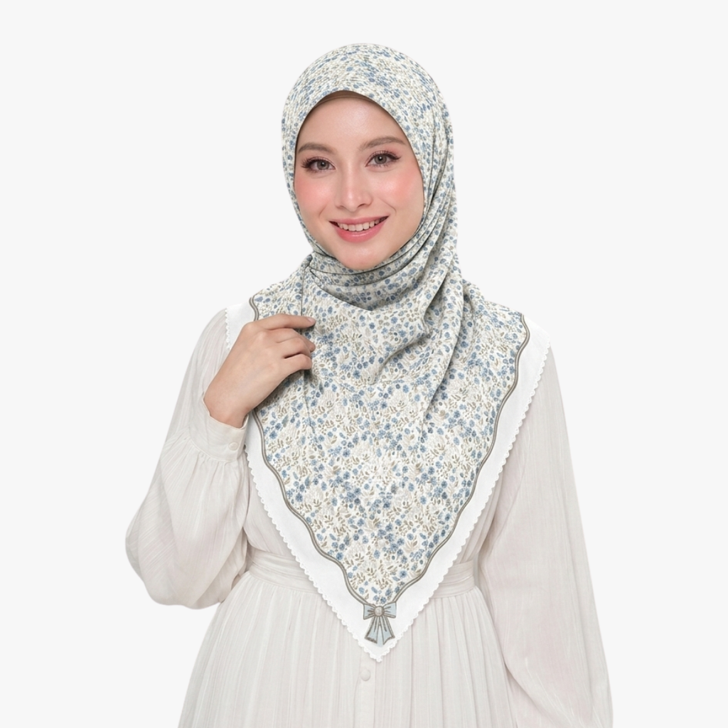 Hijab Voal Motif Premium - Syafa Series